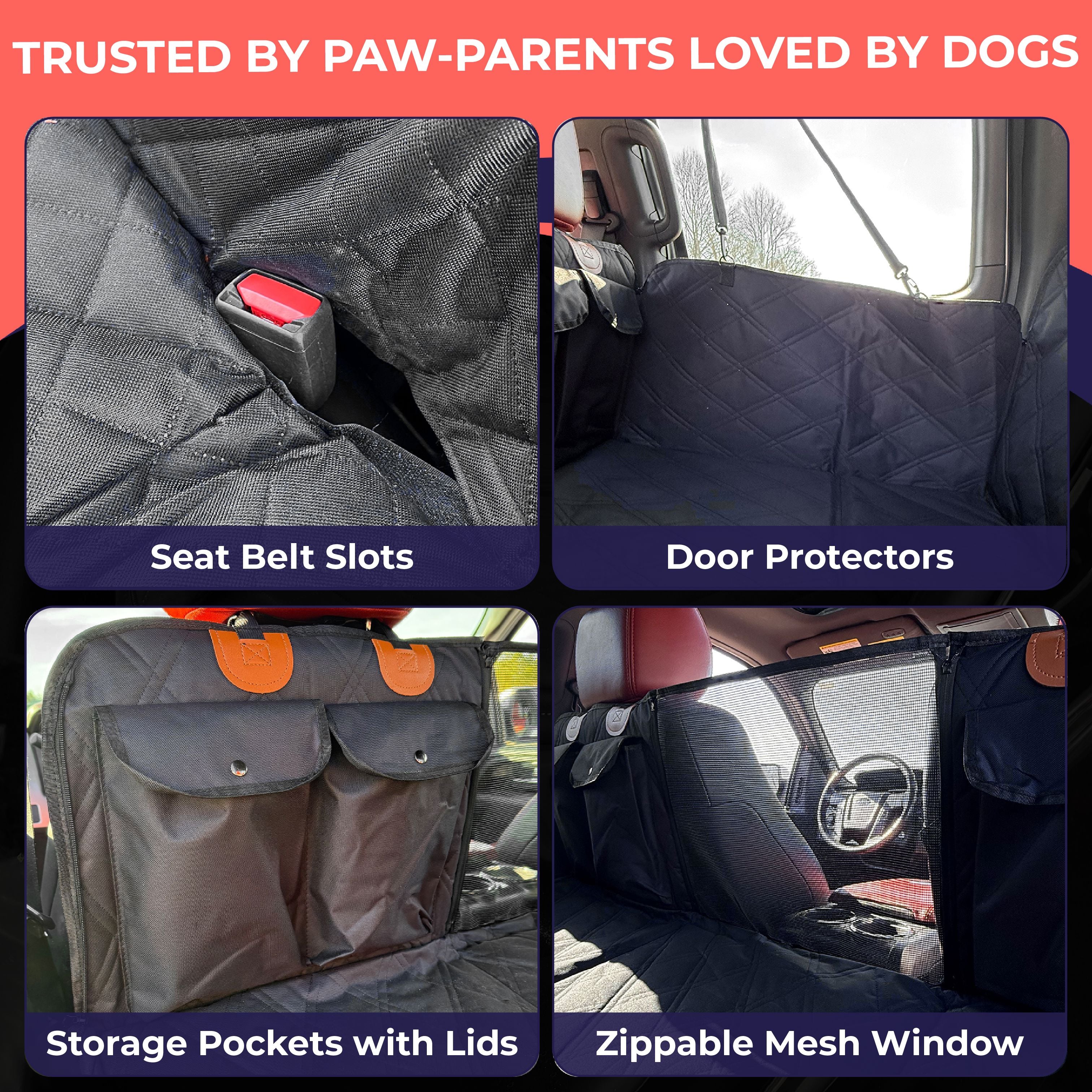 BarkBridge+ - Backseat Extender for Dogs Backseat Extender Roaming Bone Pet Company 